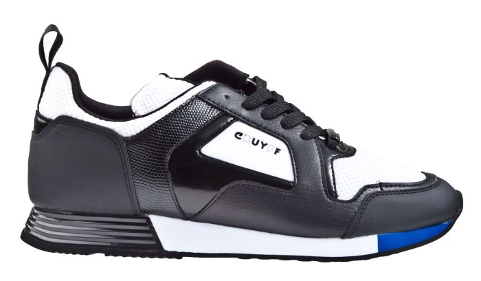 Cruyff Lusso White/Max Blue CC6830201411 zwart wit blauw combi sneaker