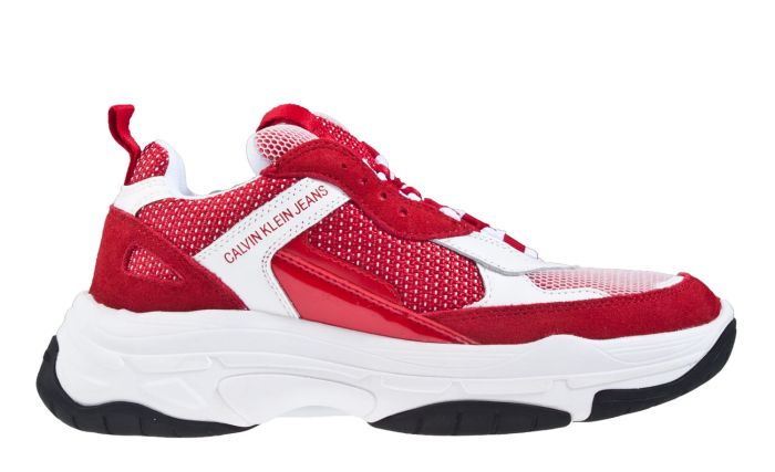 Calvin Klein Maya rood wit sneaker