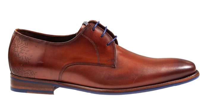 Floris van Bommel schoen cognac kalfsleer kopen? Bestel hier online!