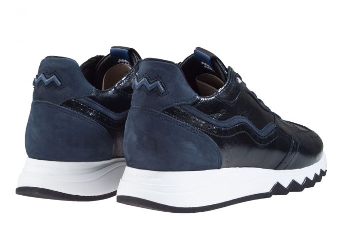 Floris van Bommel 16342 Lage sneakers Heren Blauw - Schoenen.nl