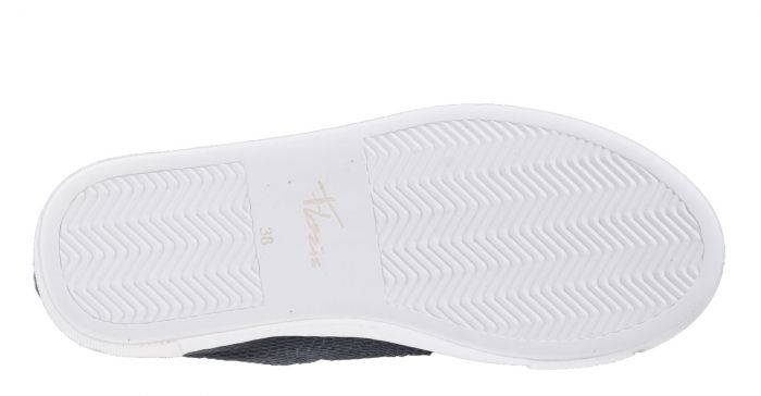 Floris van Bommel 85297/01 blauw print sneaker.