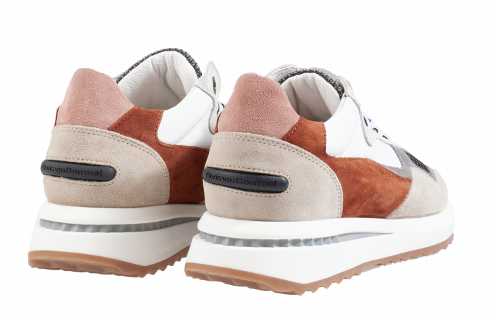 Floris van Bommel Heren Lage sneakers 16301 Beige - Schoenen.nl