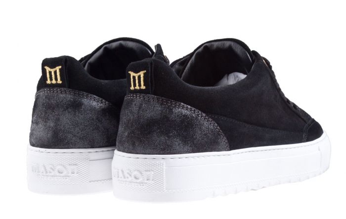 Mason Garments Tia 23D Suede Reflective Black sneaker