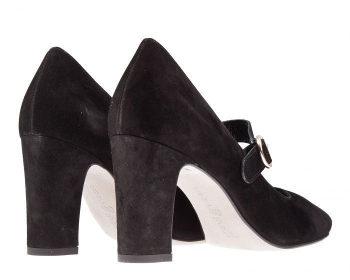 Paul Green 3616-001 zwart suède pump