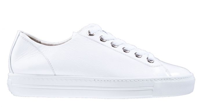 Paul Green 4927-006 wit lak veterschoen