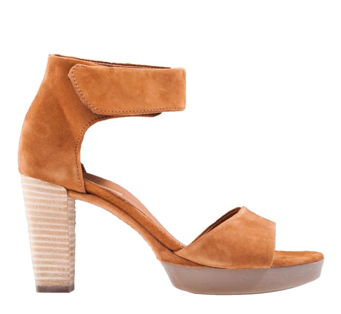 Paul Green 6938-196 caramel suède sandaal
