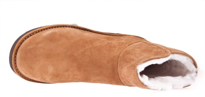 Ugg Abree mini cognac enkellaars